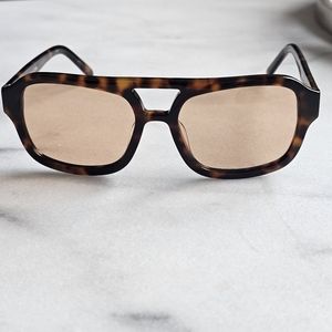 BRAND NEW Vehla Dixie Aviator Sunglasses Choc Tort/Cinnamon NEVER WORN